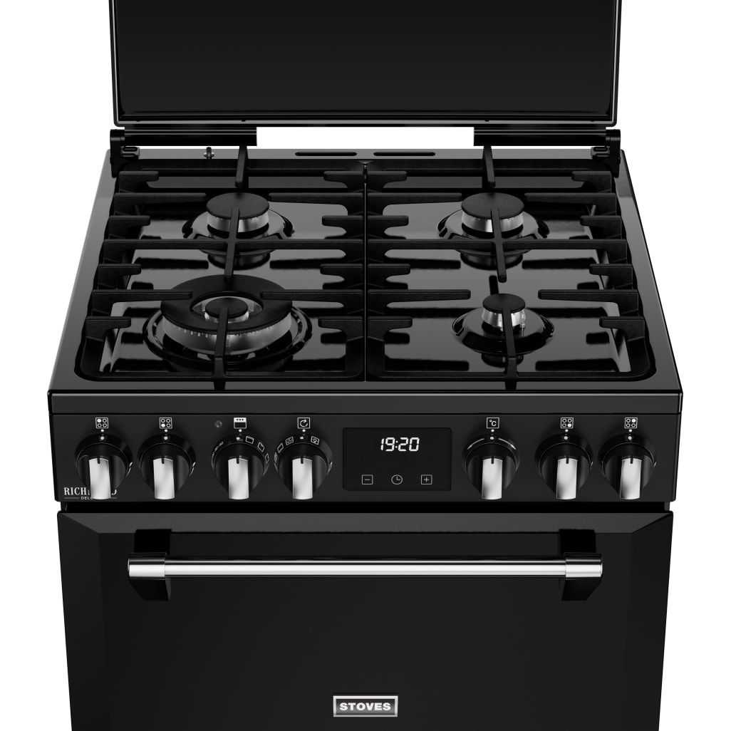 Richmond - Gasspis 60 cm (2 ugnar) (Svart)