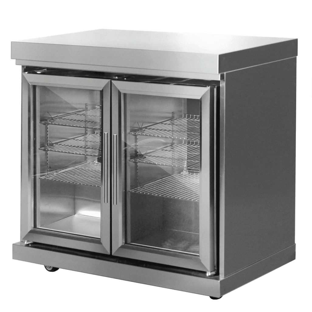 Stainless Collection - Modul køleskab med dobbelte låger