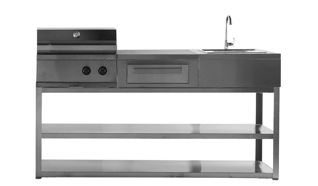 Nordic Line - Fristående utekök - Reykjavik (Svart)