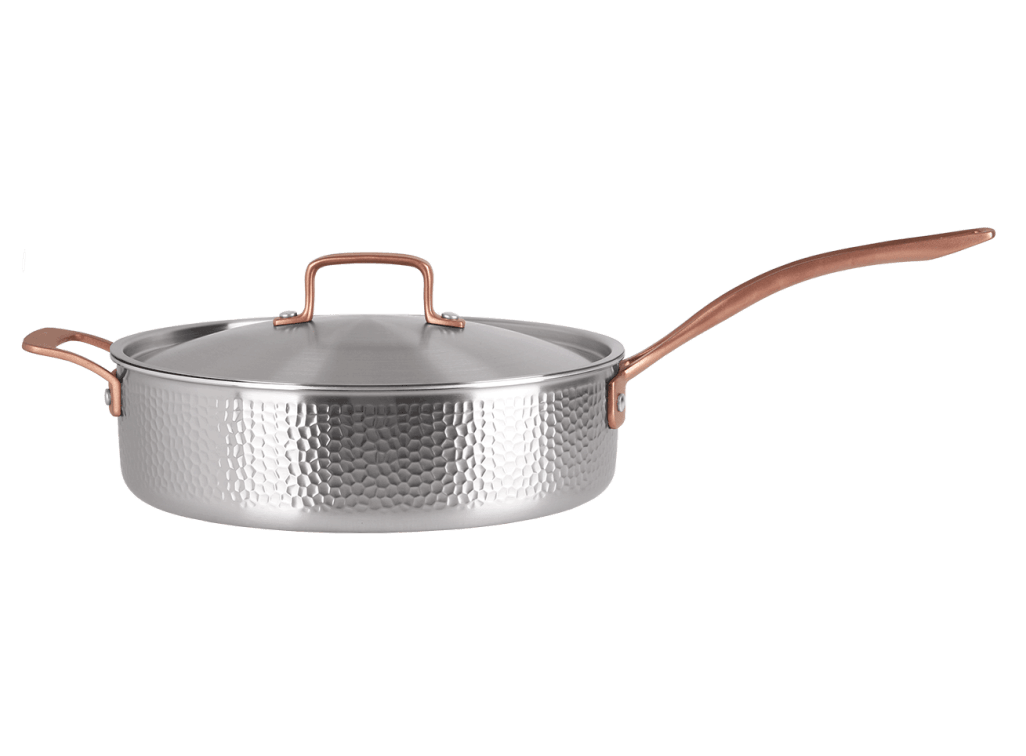 Sautépfanne mit Deckel 28 cm – Edelstahl