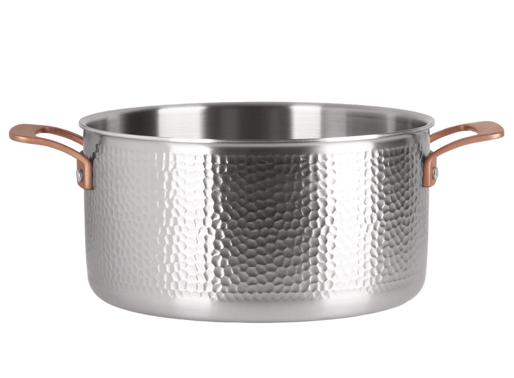 Gryta med lock 24 cm / 5,65 liter - Rostfri 