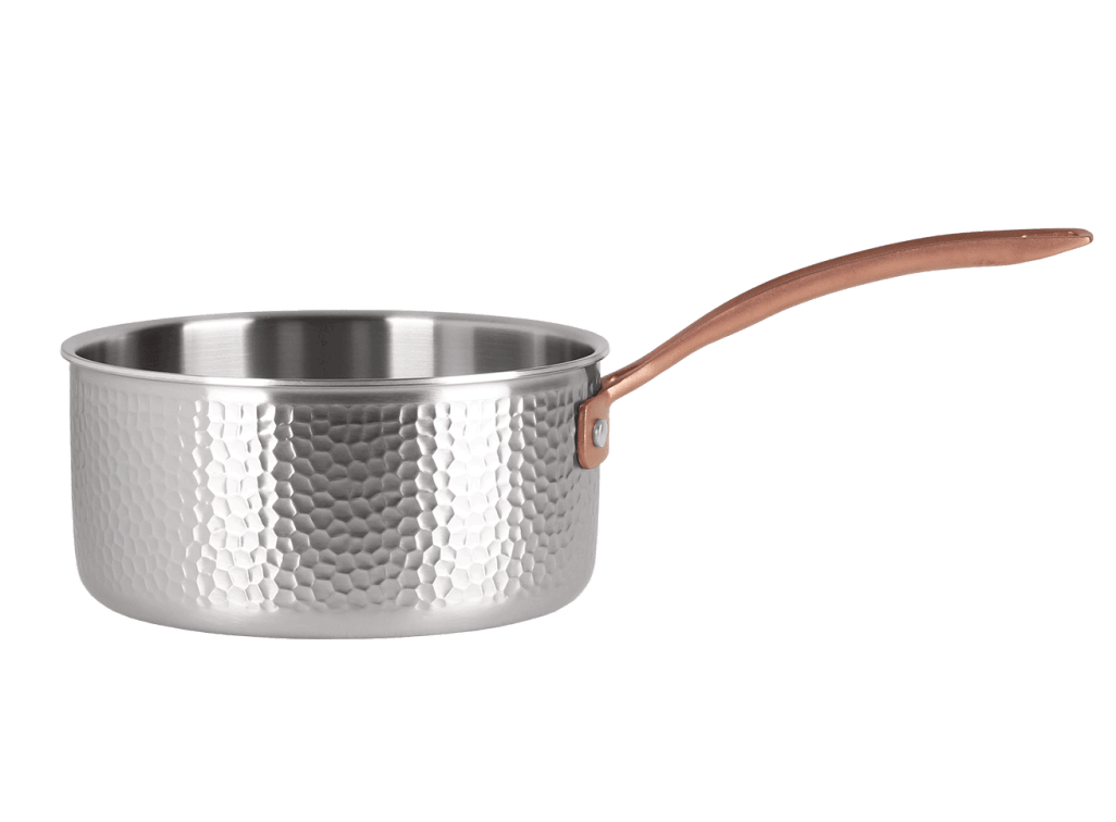 Kasserolle med låg 18 cm / 2,3 liter - Rustfri