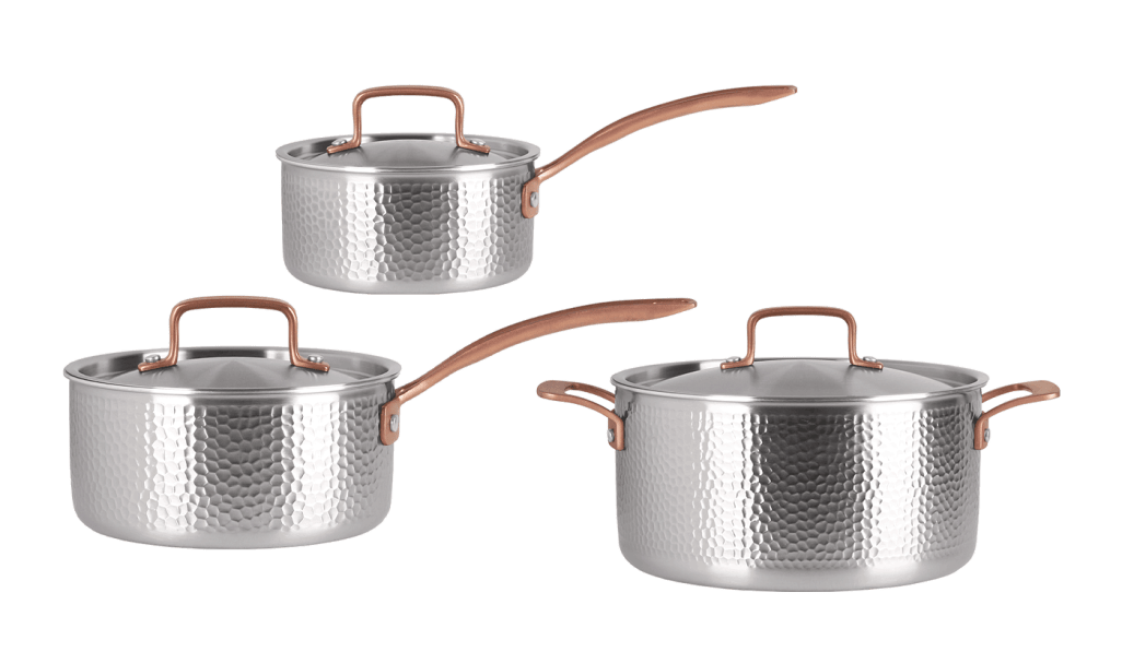 Pepper - Kokkärlset 3 delar - Stainless
