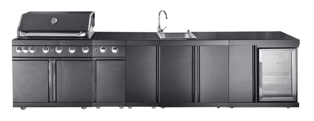 TYSKLAND - Myoutdoorkitchen - Black Collection - Fristående utekök - Oregon