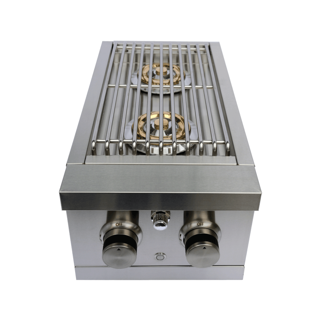 Built-in - Einbau-Seitenbrenner mit zwei Platten
