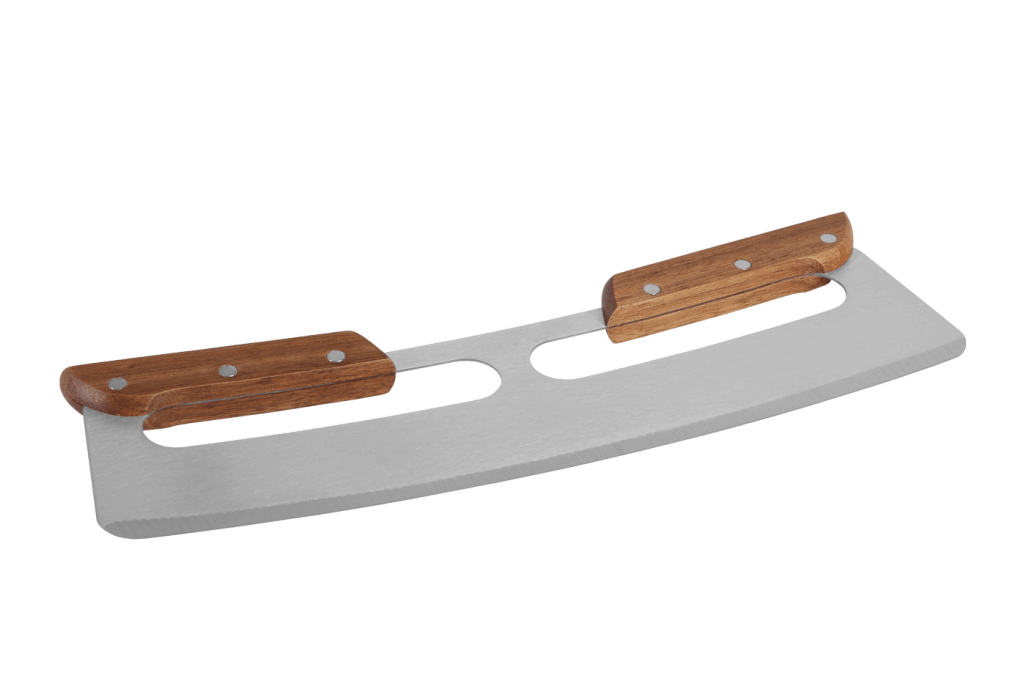 Pizzaskärare i Mezzaluna-stil - 35 cm