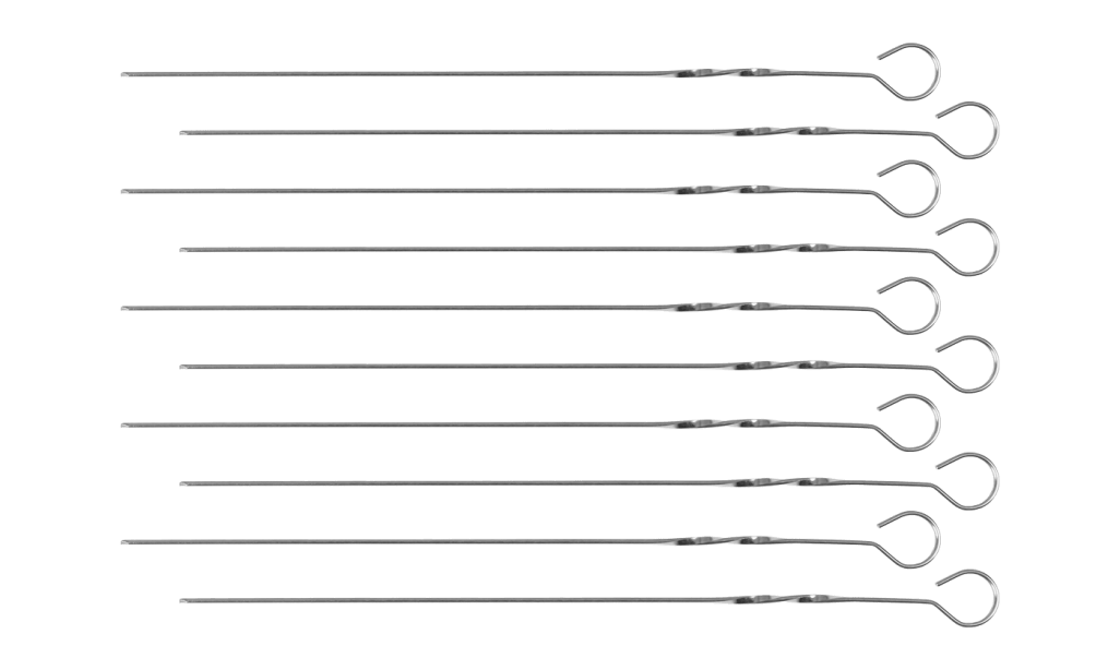 Flate grillspyd «Paddle Skewers» - 10 stk. med etui