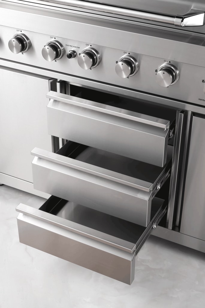 Stainless Collection - Vapaasti seisova ulkokeittiö - Miami (Ruostumaton)