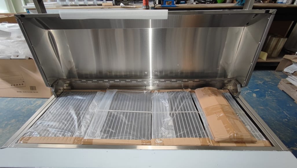 (Outlet) - Nordic Line - Integrerbar gassgrill (5 brennere) - Rustfri