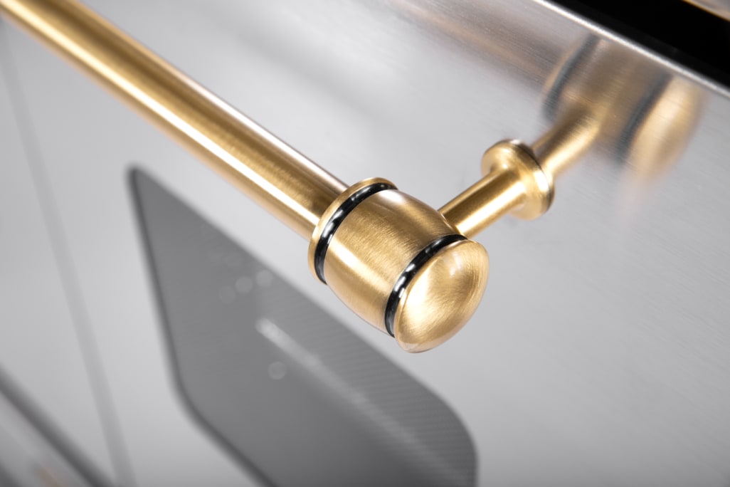 Cuore - Induction Range Cooker 90 cm (2 ovens) (Stainless/Brushed brass)