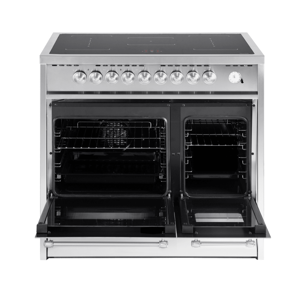 Cuore - Piano de cuisson à induction 90 cm (2 fours) (Acier/Acierbrossé)