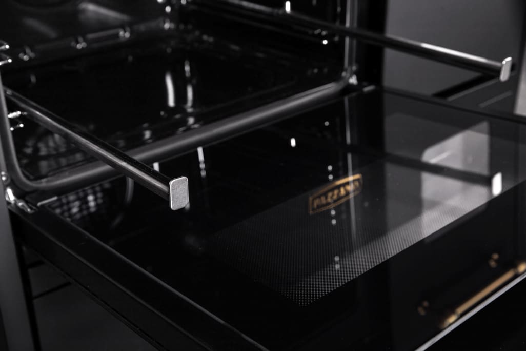 Cuore - Gas Range Cooker 90 cm (2 ovens) (Black/Brushed Brass)