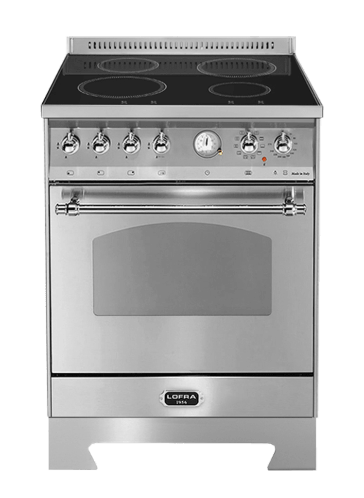 Dolce Vita - Induktionsherd 60 cm (1 Backofen) (Edelstahl/Chrom) 