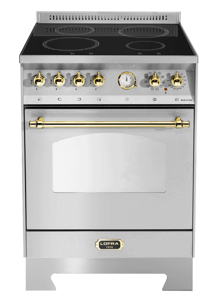 Dolce Vita - Induction Range Cooker 60 cm (1 oven) (Stainless/Brassed) 