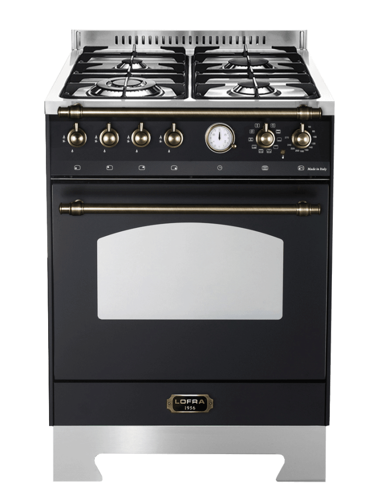 Dolce Vita - Dual Fuel Range Cooker 60 cm (1 oven) (Black/Bronze)