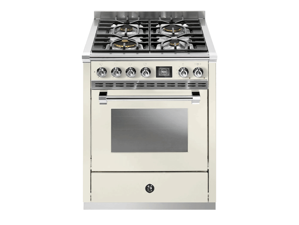 Ascot - Combi-steam - Gasspis 70 cm (1 ugn) (Nuvola/Chrome)