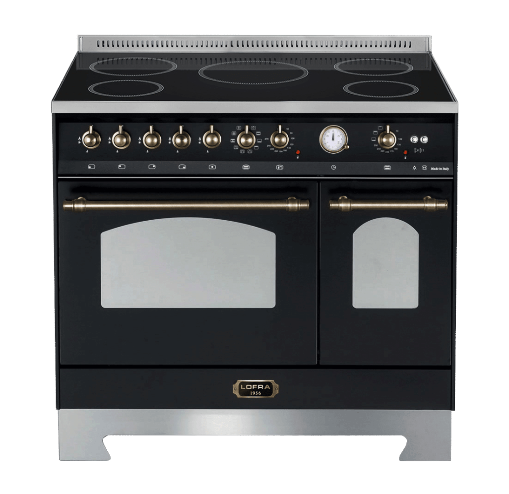 Dolce Vita - Induction Range Cooker 90 cm (2 ovens) (Black/Bronze) 