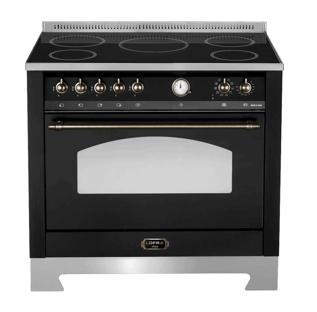 Dolce Vita - Induction Range Cooker 90 cm (1 oven) (Black/Bronze)