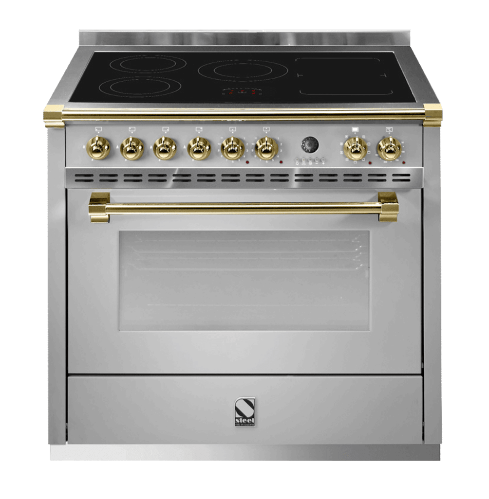 Ascot - Combi-Steam - Induksjonskomfyr 90 cm (1 ovn)