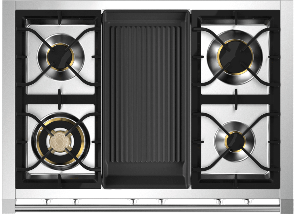 Genesi - Combi-steam - Gasspis 90 cm (1 ugn) (Nero) + BBQ