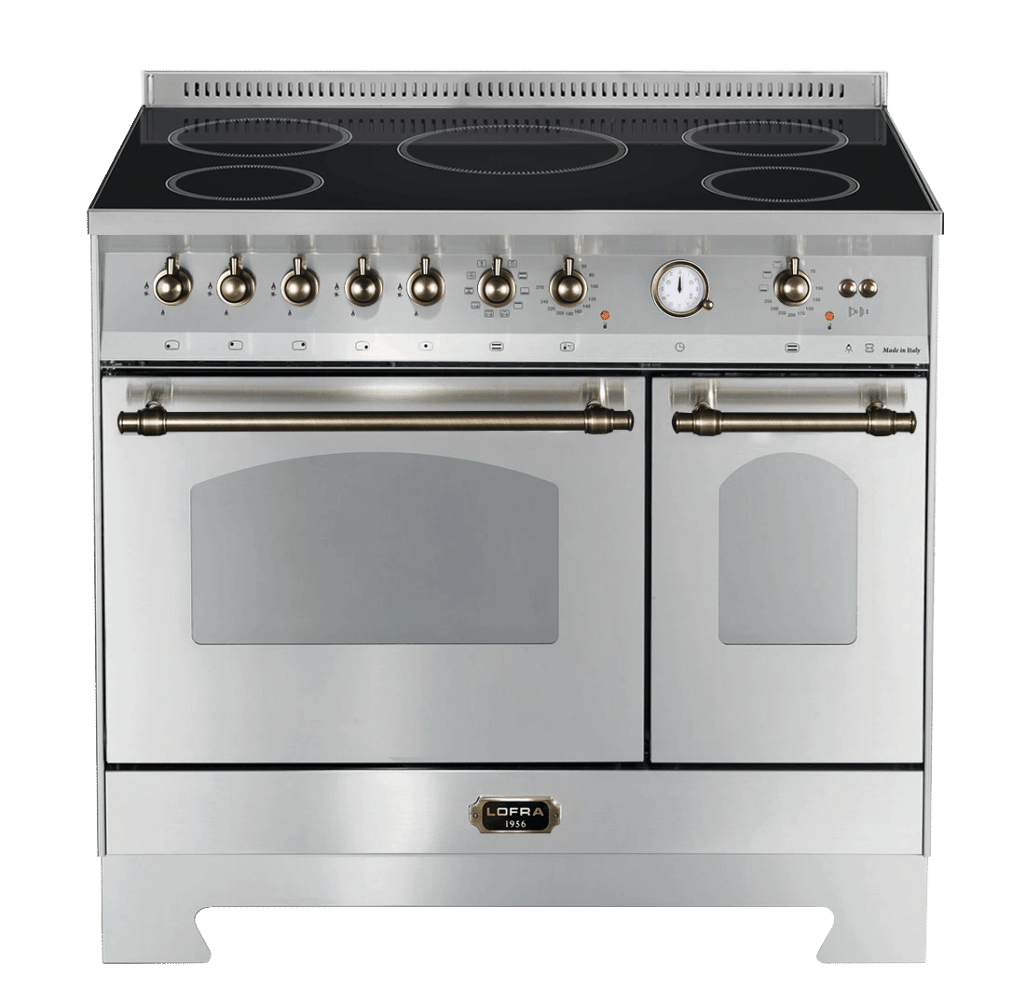 Dolce Vita - Induction Range Cooker 90 cm (2 ovens) (Stainless/Bronze) 