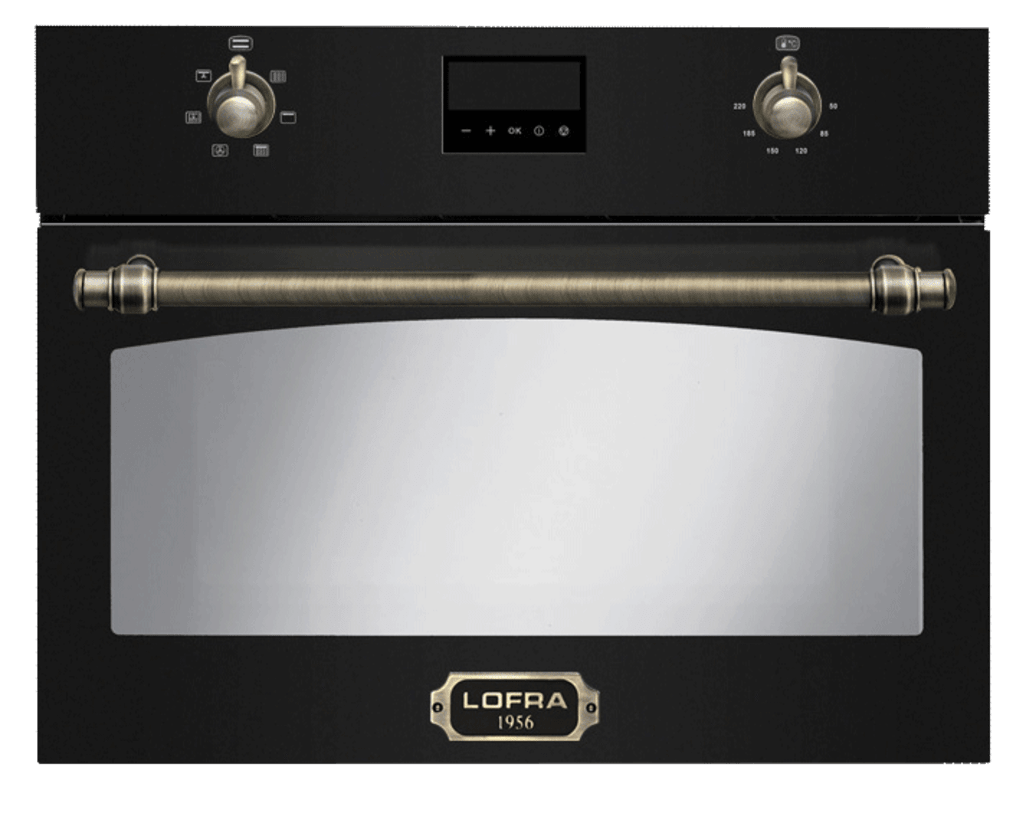 Dolce Vita Kombiofen (Ofen/Mikrowelle) Schwarz/Bronze 