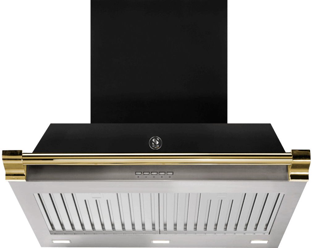 Fläkt - Ascot 70 cm (Nero/Brass)