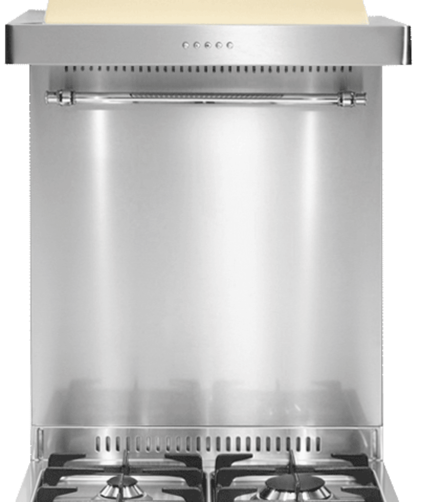 Spispaket - Lofra 60 cm Gashäll 1 ugn (spis + fläkt + stänkskydd) - Svart/Krom