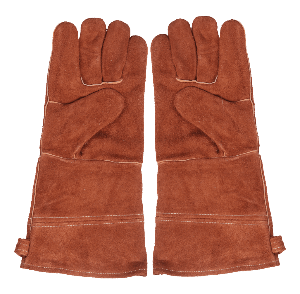 Nahkaiset grillihanskat - One size