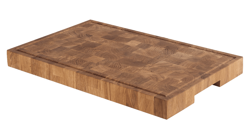 Butcher’s Block, end-grain oak (55.5 × 36.5 cm)