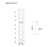 Bottle loading plan - WineCave 15S mQuvée