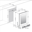 Vinoteca encastrable - WineCave Exclusive 700 60D Push/Pull 