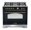 Herd - Dolce Vita 90 cm (1 Backofen) (Schwarz/Messing) Gas