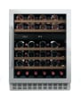 Under-counter wine fridge - WineCave 60D Stainless