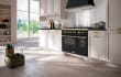 Cooker package Bordeaux/Brass - Dolce Vita 90 cm (cooker + extraction hood + splashback)