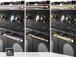 Cooker package Black/Brass - Dolce Vita 60 cm (cooker + extractor hood + splashback)