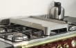 Cooker package Chrome/Brass - Dolce Vita 90 cm (cooker + extraction hood + splashback)