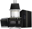 Kitchen Package - Lofra Dolce Vita 90 cm (Cooker + Dishwasher + Refrigerator + Extractor hood + Splashback) Induction