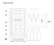 Einbau-Weinkühlschrank - WineCave 700 40D Modern  