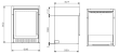 Swing - Modular system - Modul med vask 70 cm