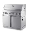 Stainless Collection - Freistehender Gasgrill mit 6 Brennern und Infrarotbrenner