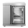 Stainless Collection - Module with refrigerator and storage cabinet