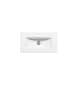 Waschtisch Compact 600 Rechteckiges Becken