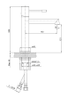 Waschtischarmatur Shape Niedrig Chrom