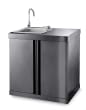 Black Collection - Module with sink unit and storage cabinet