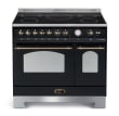 Range cooker - Dolce Vita 90 cm (2 ovens) (Black/Bronze) Induction