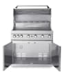 Stainless Collection - Free-standing gas grill with 6 burners and infrared system