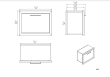 Built-in - Isbeholder til indbygning 60 cm