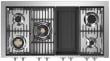 Genesi - Combi-steam - Gasskomfyr 120 cm (2 ovner) (Bordeaux) + BBQ