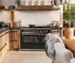 Ascot - Combi-steam - Gasskomfyr 120 cm (2 ovner) (Inox/Brass) + BBQ